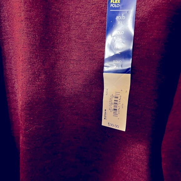 NEW long sleeve maroon polo. - Picture 4 of 6